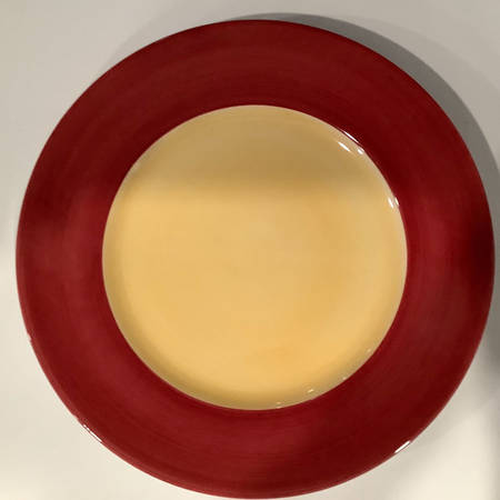 Swing Red Saffron Salad/Dessert Plate
