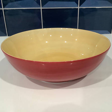Swing Red Saffron Coupe Cereal Bowl