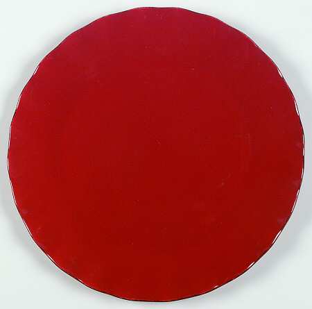 Scallop Spice (Red) Dinner Plate