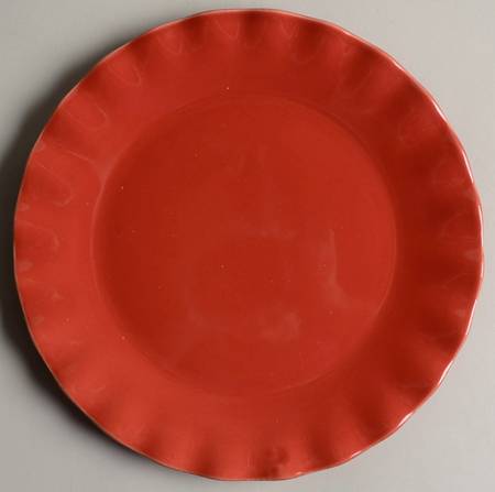 Scallop Spice (Red) Salad Plate