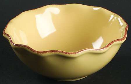 Scallop Mustard (Yellow) Soup/Cereal Bowl