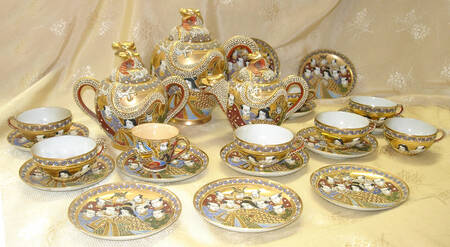 JAP693 Flat Cup & Saucer Set
