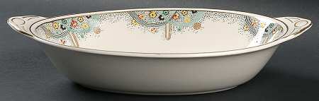 Les Fountaines 11" Oval Vegetable Bowl