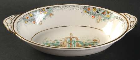 Les Fountaines 10" Oval Vegetable Bowl