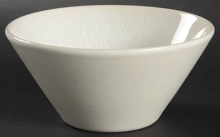 Vuelta White Pearl Individual Salad Bowl by Jars-France