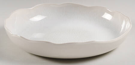 Plume White Pearl 11" Pasta Serving Bowl