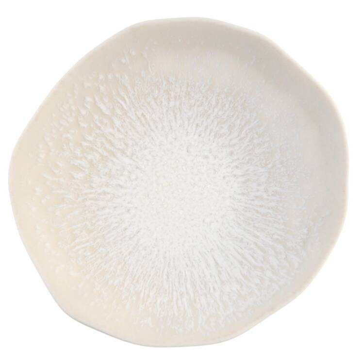 Plume White Pearl Bread & Butter Plate
