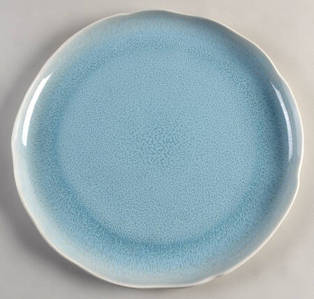 Plume Ocean Blue 12" Chop Plate (Round Platter)