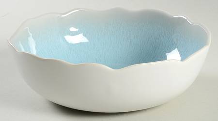 Plume Ocean Blue 8" Individual Pasta Bowl