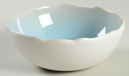 Plume Ocean Blue Fruit/Dessert (Sauce) Bowl
