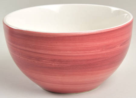 Color Strokes Red Soup/Cereal Bowl
