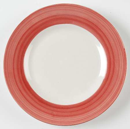 Color Strokes Red Salad Plate