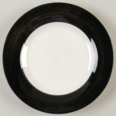 Color Strokes Black Salad Plate by JCPenney