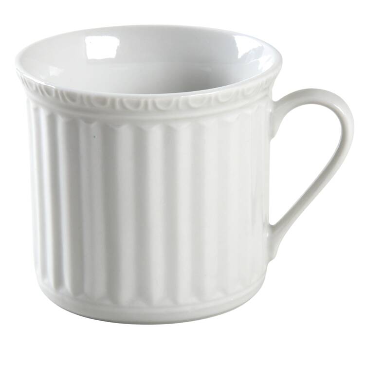 Italiana White Flat Cup