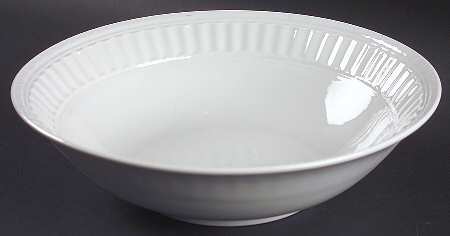 Italiana White 9" Round Vegetable Bowl