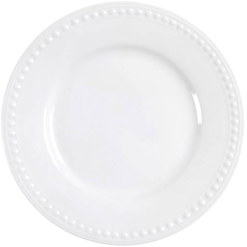Elegant Pearl White Salad Plate