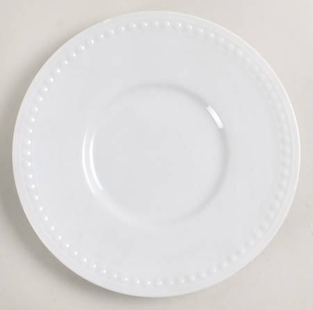 Elegant Pearl White Saucer