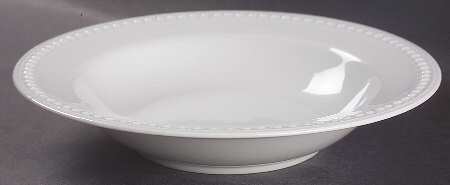 Elegant Pearl White Soup/Cereal Bowl