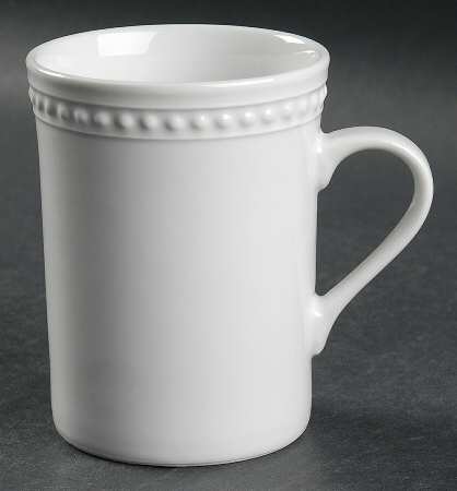 Elegant Pearl White Mug