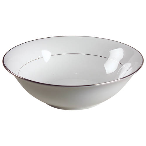Platinum Band 9" Round Vegetable Bowl