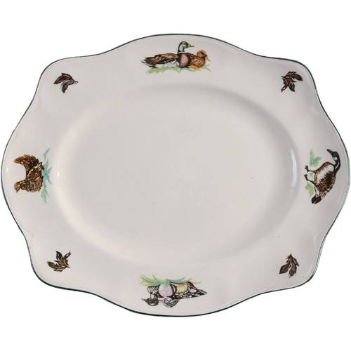 Brookshire ("England 1883" Stamp) 11" Oval Serving Platter