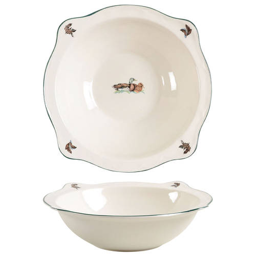 Brookshire ("England 1883" Stamp) 10" Large Salad Serving Bowl