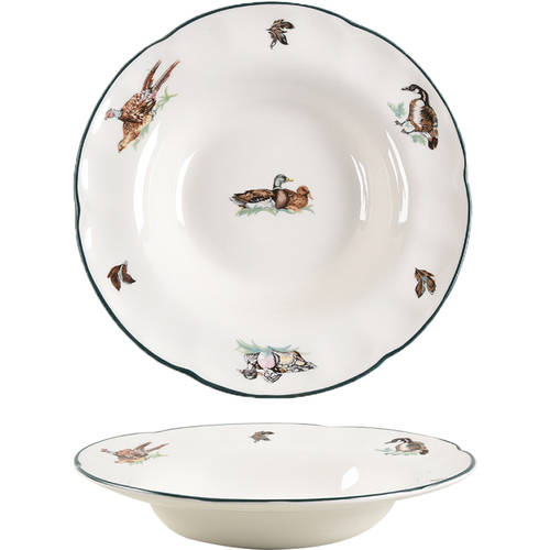 Brookshire ("England 1883" Stamp) Rim Soup Bowl