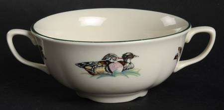 Brookshire ("England 1883" Stamp) Flat Cream Soup Bowl