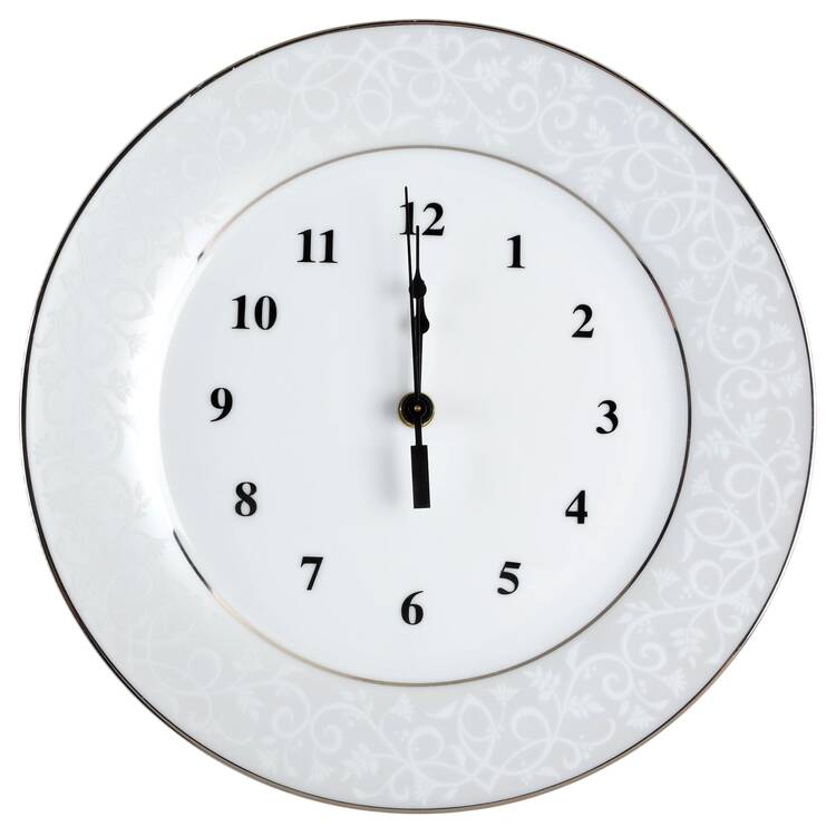 Chambour Silver 1-2" depth  Clock Plate HC