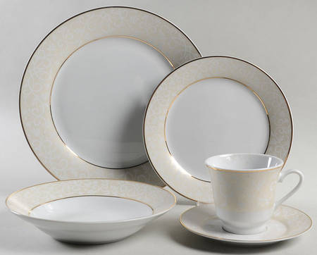 Chambour Gold 5 Piece Place Setting