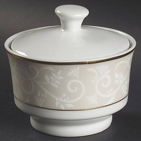 Chambour Gold Sugar Bowl & Lid