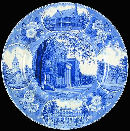 Historic Salem N.C. Blue by Jonroth Studios