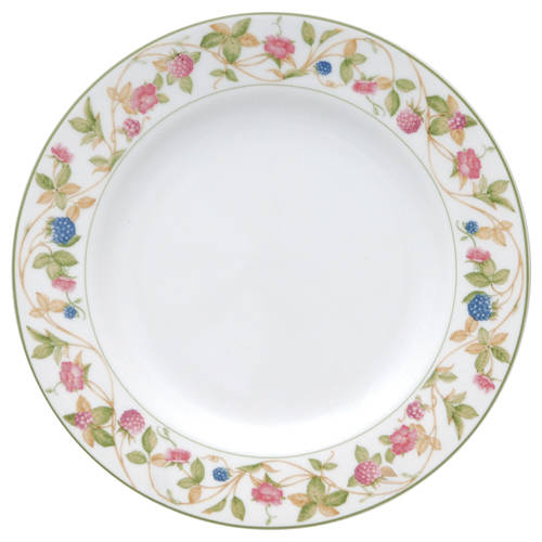 Raspberry Rose Salad Plate