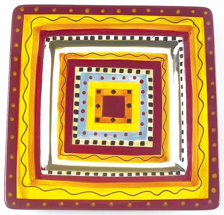 Carumba Square Dinner Plate