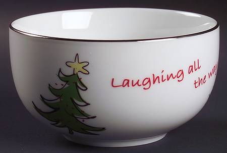 Modern Snowman Soup/Cereal Bowl