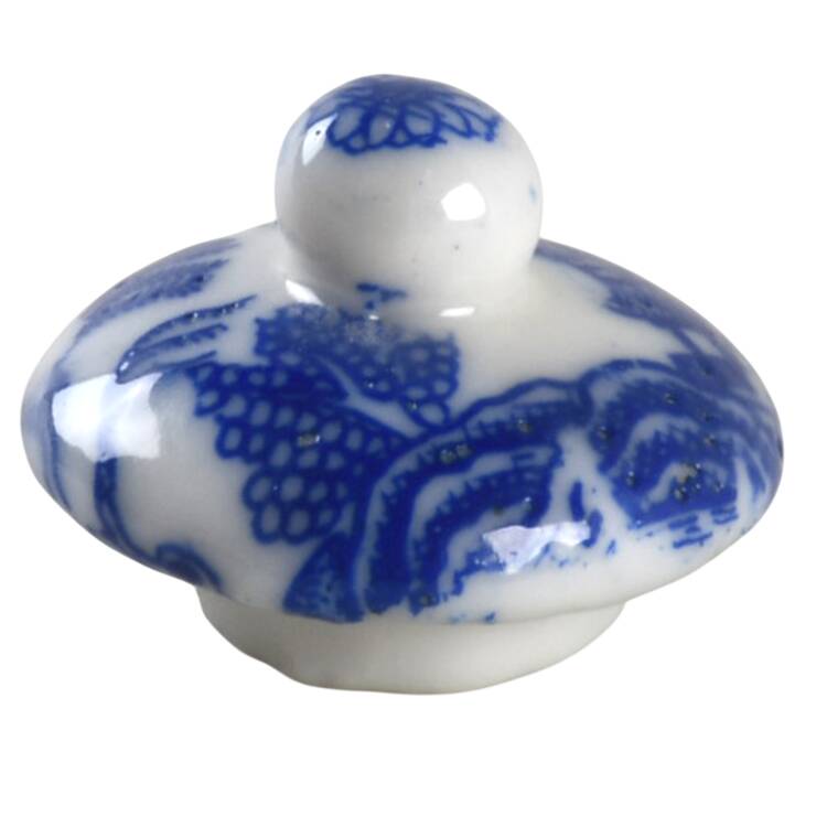 Blue Willow (Child's Set, Made in Japan) Lid for Toy Sugar Bowl