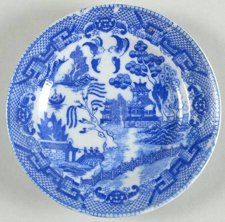 Blue Willow (Child's Set, Made in Japan) 4" Toy Plate