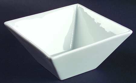 Basic White Square Soup/Cereal Bowl
