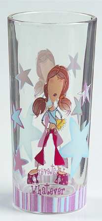 Girls Born To Shop Glassware Tall Tumbler