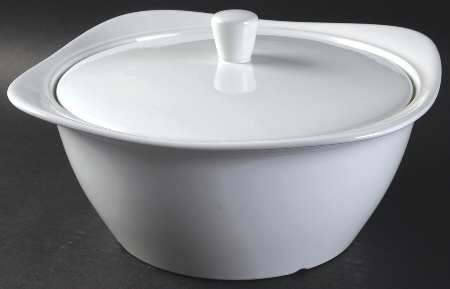 Arctic Frost 2 Quart Square Casserole with Ceramic Lid