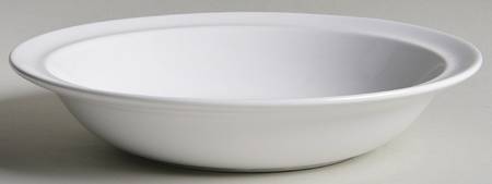 Arctic Frost Large Rim Soup Bowl