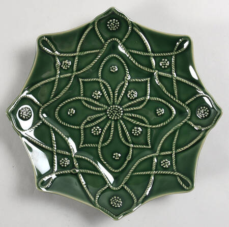 Jardins du Monde Dessert Luncheon Plate