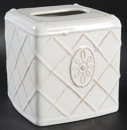 Jardins du Monde Square Tissue Box Cover