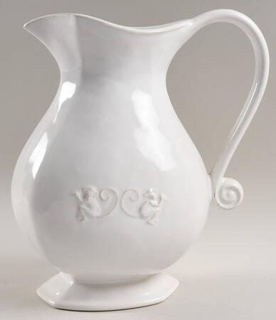 Petit Singe Whitewash 84 Oz Pitcher