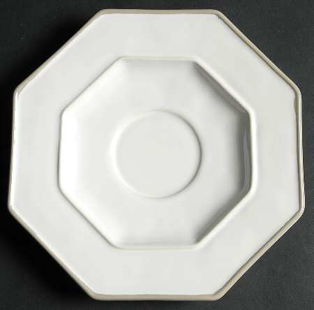 Octavia Whitewash (Portobello Trim) Saucer