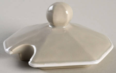Octavia Portobello (White Trim) Lid for Sugar Bowl