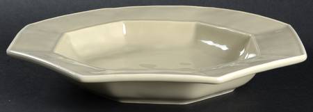 Octavia Portobello (White Trim) 10" Individual Pasta Bowl