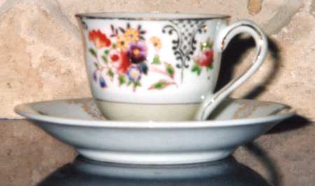 MEH6 Footed Demitasse Cup & Saucer Set