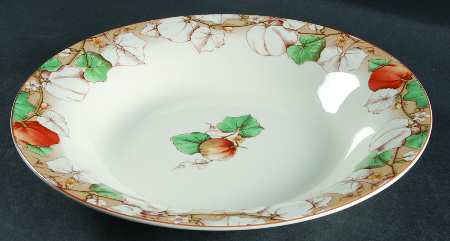 Pumpkin Harvest 10" Individual Pasta Bowl