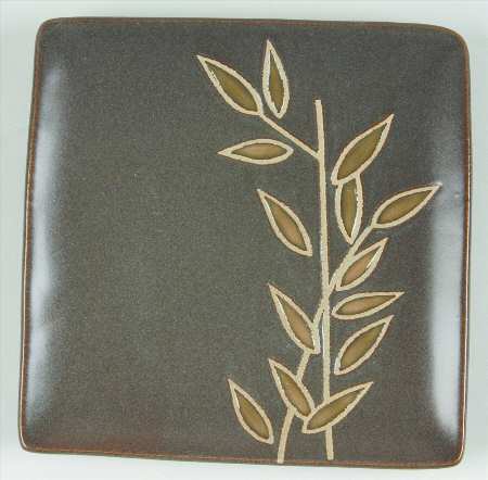 Magic Garden Square Appetizer Plate